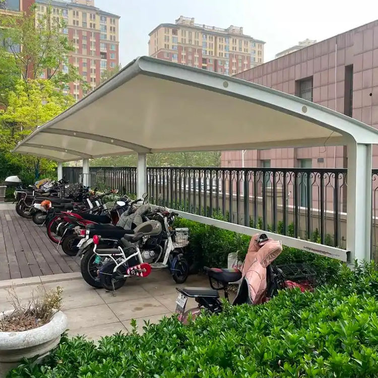 瓦房店市膜结构电动车棚